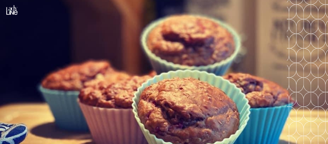 havermout frambozen muffins